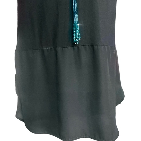 Premise Blouse with Sheer Lower Body; Size Small - Picture 4 of 7